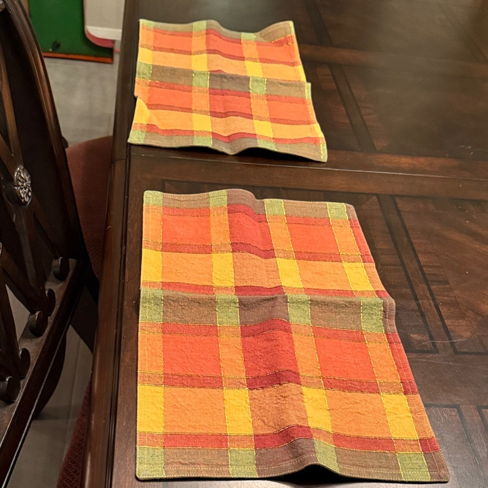 Plaid Table Placemats